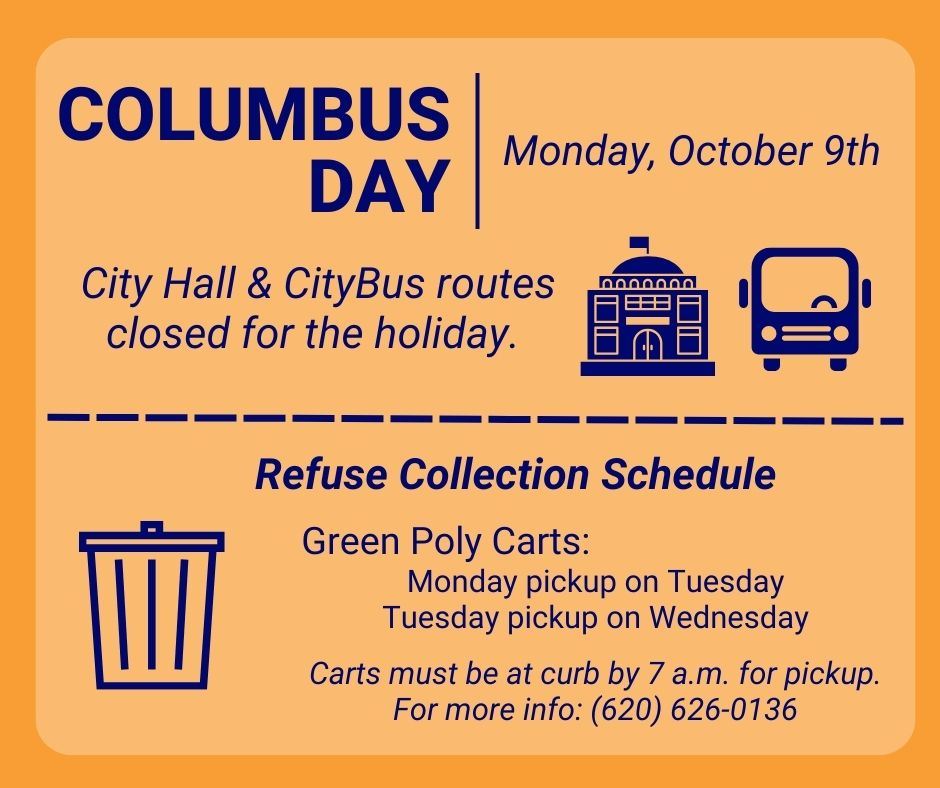 Columbus Day Holiday Schedule