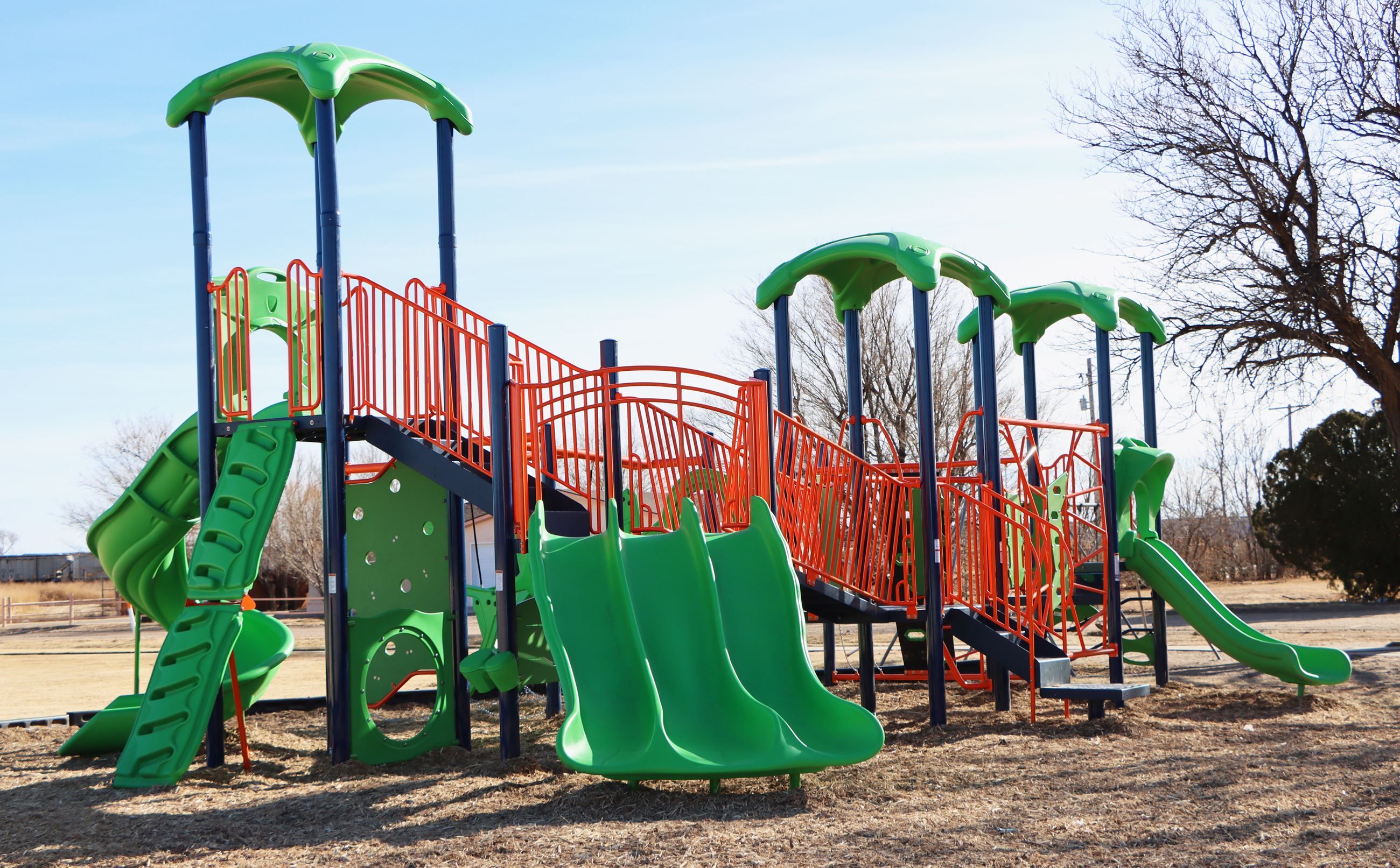 New equipment at Mahuron Park playground
